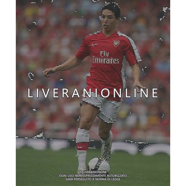 Arsenal\'s Samir Nasri during Arsenal vs Juventus in the pre-season Emirates Cup (Juventus-Arsenal-Real Madrid and Hamburg) at the Emirates Stadium in London(UK) on 02/08/2008 .Picture By Marcello Pozzetti ©IPS - Photo Agency :21 Delisle Road London SE28 0JD mobile: 07973 308 835 Ag Aldo Liverani