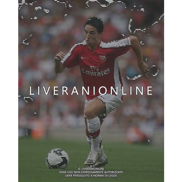 Arsenal\'s Samir Nasri during Arsenal vs Juventus in the pre-season Emirates Cup (Juventus-Arsenal-Real Madrid and Hamburg) at the Emirates Stadium in London(UK) on 02/08/2008 .Picture By Marcello Pozzetti ©IPS - Photo Agency :21 Delisle Road London SE28 0JD mobile: 07973 308 835 Ag Aldo Liverani