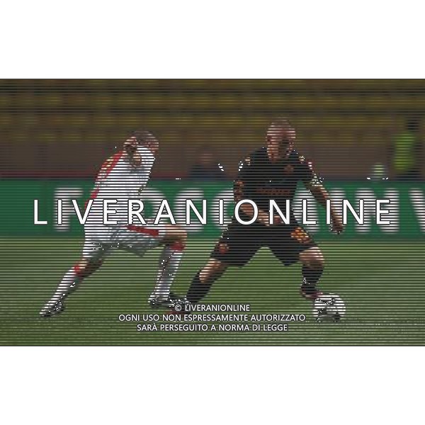 Foto Aldo Liverani/Luca Ghidoni Monaco 02/08/2008 Amichevole di calcio 2008-2009 As Monaco-Roma Nella foto De Rossi in azione AG ALDO LIVERANI