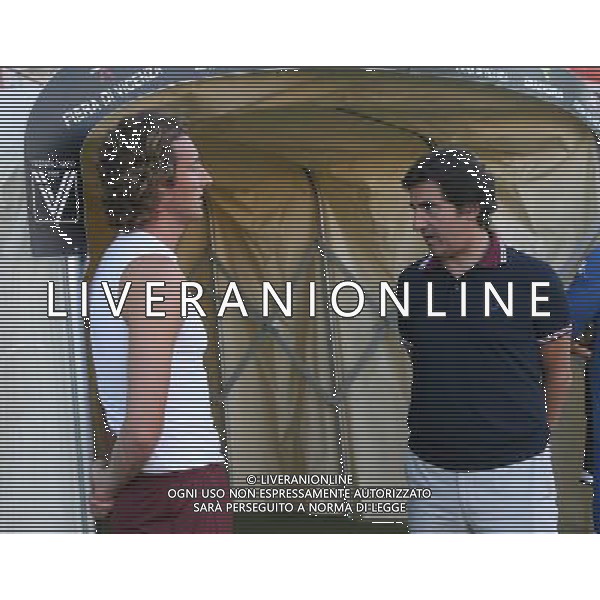 VICENZA-TORINO TROFEO SANTAGIULIANA 02-08-2008 NELLA FOTO URBANO CAIRO-DIANA AIMO STEFANO AG ALDO LIVERANI