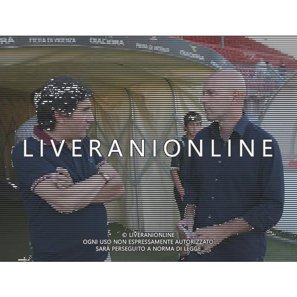 VICENZA-TORINO TROFEO SANTAGIULIANA 02-08-2008 NELLA FOTO URBANO CAIRO-PEDERZOLI MAURO AG ALDO LIVERANI