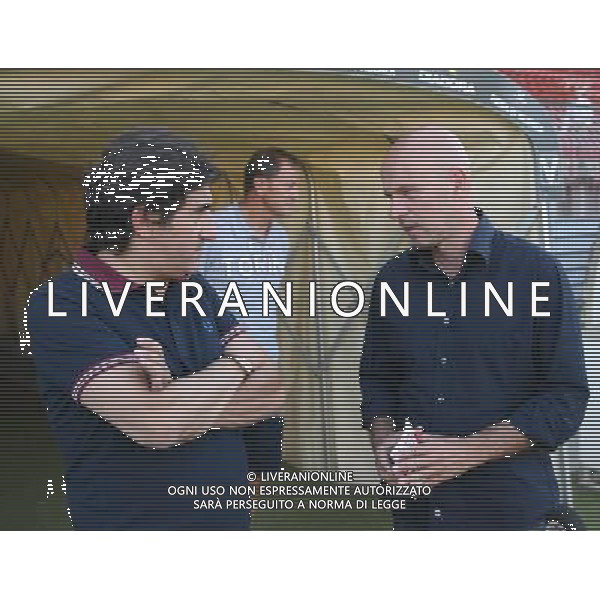 VICENZA-TORINO TROFEO SANTAGIULIANA 02-08-2008 NELLA FOTO URBANO CAIRO-PEDERZOLI MAURO AG ALDO LIVERANI