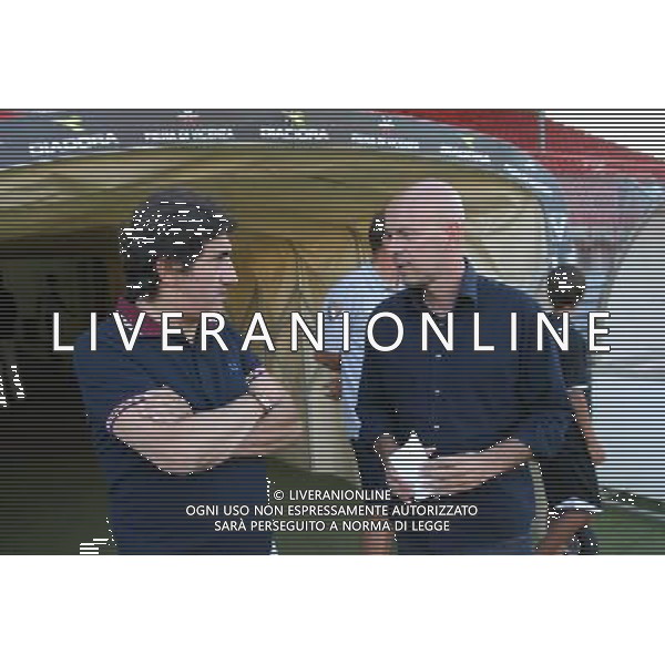 VICENZA-TORINO TROFEO SANTAGIULIANA 02-08-2008 NELLA FOTO URBANO CAIRO-PEDERZOLI MAURO AG ALDO LIVERANI