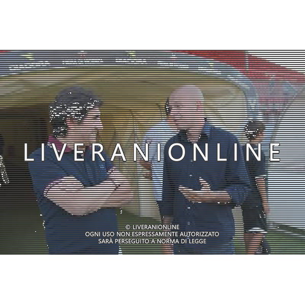 VICENZA-TORINO TROFEO SANTAGIULIANA 02-08-2008 NELLA FOTO URBANO CAIRO-PEDERZOLI MAURO AG ALDO LIVERANI