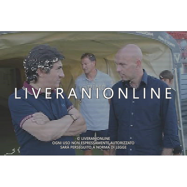 VICENZA-TORINO TROFEO SANTAGIULIANA 02-08-2008 NELLA FOTO URBANO CAIRO-PEDERZOLI MAURO AG ALDO LIVERANI