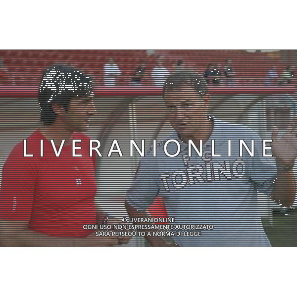 VICENZA-TORINO TROFEO SANTAGIULIANA 02-08-2008 NELLA FOTO ANGELO GREGUCCI GIANNI DE BIASI AG ALDO LIVERANI