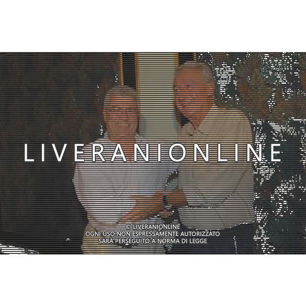 SESTOLA 02/08/2008 BOLOGNA-SASSUOLO NELLA FOTO Renzo menarini con alfredo cazzola FOTO SCHICCHI-ALDO LIVERANI 