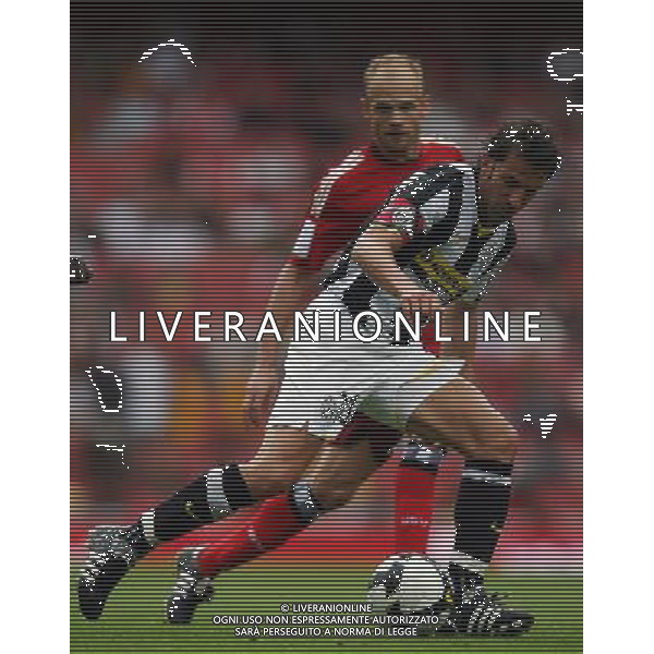 Juventus\' Alessandro Del Piero (captain) during Juventus vs Hamburg in the pre-season Emirates Cup (Juventus-Arsenal-Real Madrid and Hamburg) at the Emirates Stadium in London(UK) on 03/08/2008 .Picture By Marcello Pozzetti ©IPS - Photo Agency :21 Delisle Road London SE28 0JD mobile: 07973 308 835 Ag Aldo Liverani