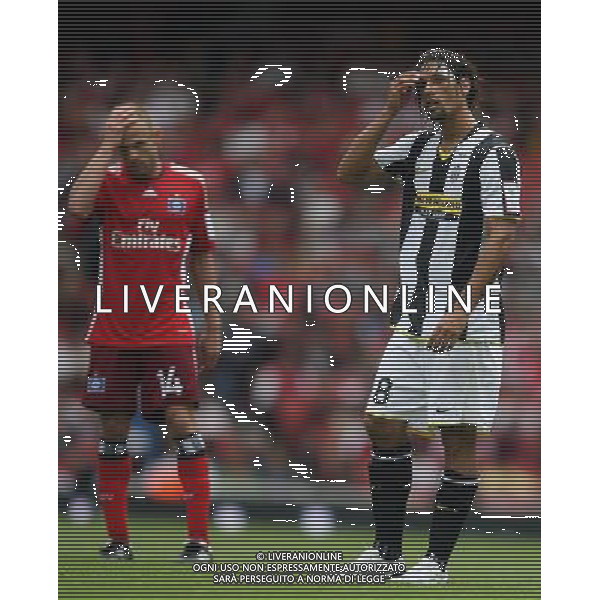Juventus\' Carvalho De Olivera Amauri during Juventus vs Hamburg in the pre-season Emirates Cup (Juventus-Arsenal-Real Madrid and Hamburg) at the Emirates Stadium in London(UK) on 03/08/2008 .Picture By Marcello Pozzetti ©IPS - Photo Agency :21 Delisle Road London SE28 0JD mobile: 07973 308 835 Ag Aldo Liverani