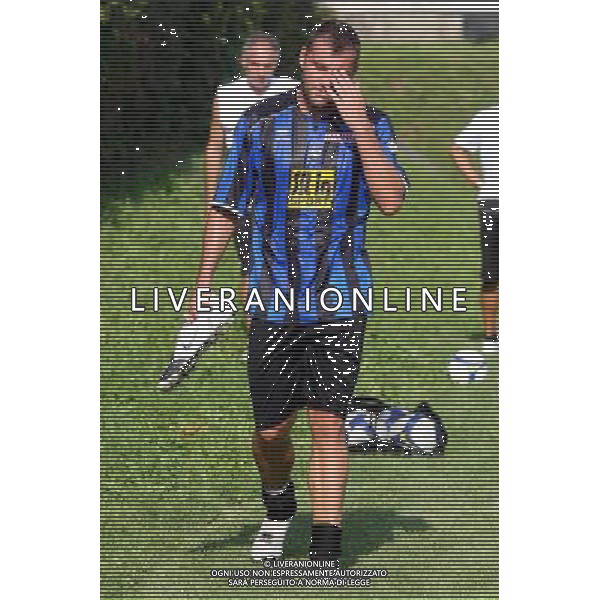 AMICHEVOLE ATALANTA-VARESE NELLA FOTO CHRISTIAN VIERI DOPO L\' INFORTUNIO FOTO PASINETTI/AG ALDO LIVERANI