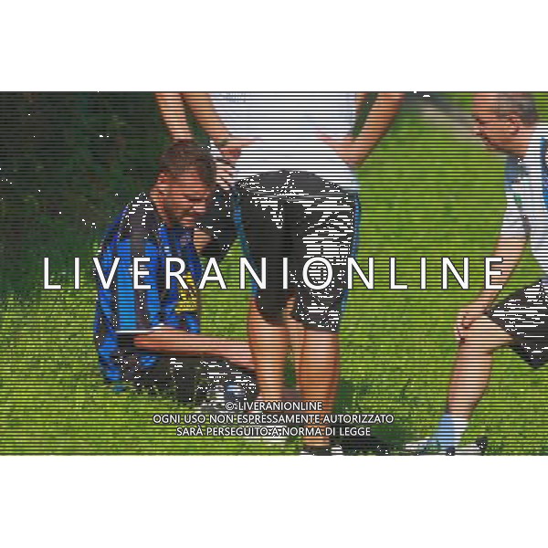 AMICHEVOLE ATALANTA-VARESE NELLA FOTO VIERI INFORTUNATO FOTO PASINETTI/AG ALDO LIVERANI