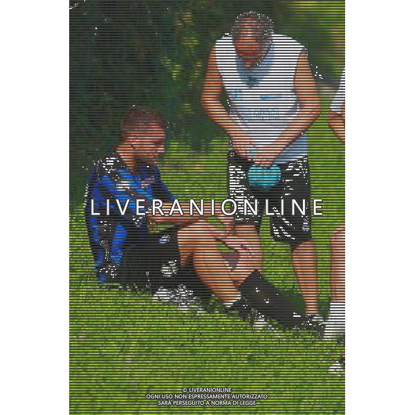 AMICHEVOLE ATALANTA-VARESE NELLA FOTO VIERI INFORTUNATO FOTO PASINETTI/AG ALDO LIVERANI