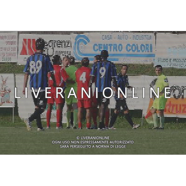 AMICHEVOLE ATALANTA-VARESE NELLA FOTO L\' ESPULSIONE DI D\' AGOSTINO FOTO PASINETTI/AG ALDO LIVERANI