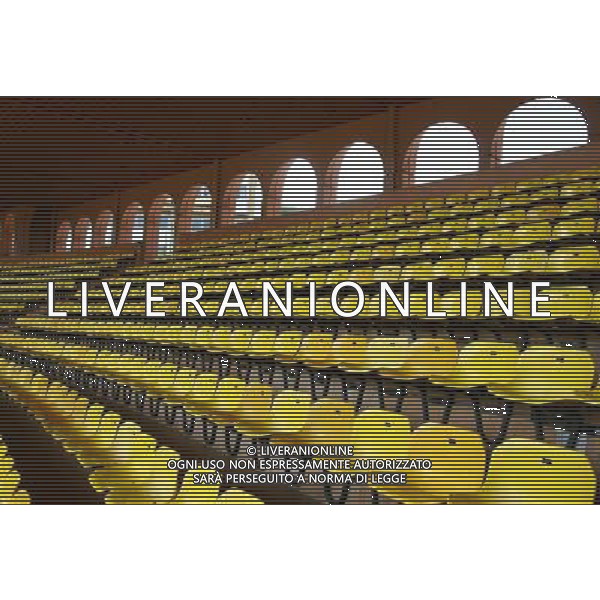 Foto Aldo Liverani/Luca Ghidoni Monaco 02/08/2008 Amichevole di calcio 2008-2009 As Monaco-Roma Nella foto lo stadio Louis 2 di Monaco stadio e seggiolini vuoti ag aldo liverani