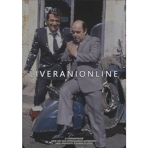 ARCHIVIO ALDO LIVERANI NELLA FOTO LINO BANFI CON NGIANNI GAVINA AG ALDO LIVERANI