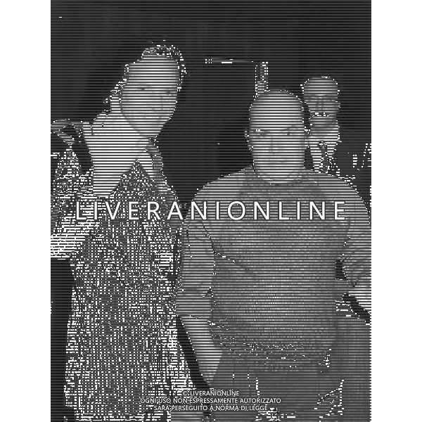 ARCHIVIO ALDO LIVERANI NELLA FOTO LINO BANFI COL MAGO SILVAN AG ALDO LIVERANI