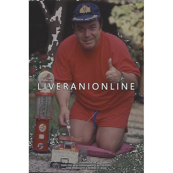 ARCHIVIO ALDO LIVERANI NELLA FOTO LINO BANFI AG ALDO LIVERANI