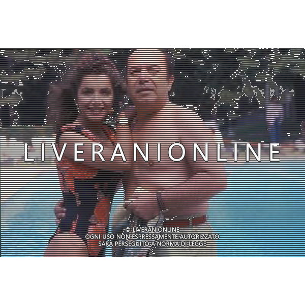 ARCHIVIO ALDO LIVERANI NELLA FOTO LINO BANFI CON ROSANNA BANFI AG ALDO LIVERANI