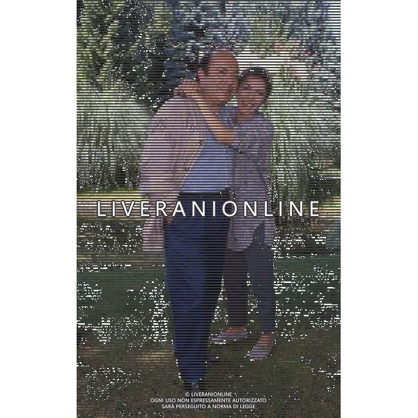 ARCHIVIO ALDO LIVERANI NELLA FOTO LINO BANFI CON LA FIGLIA ROSANNA AG ALDO LIVERANI