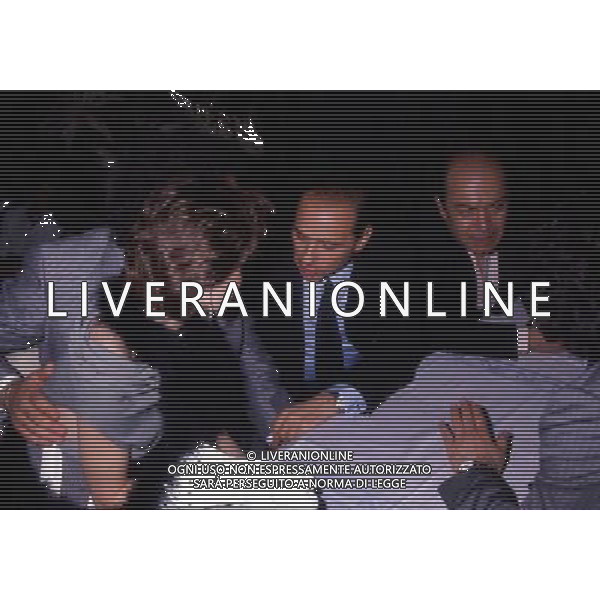 ARCHIVIO ALDO LIVERANI NELLA FOTO LINO BANFI CON SILVIO BERLUSCONI AG ALDO LIVERANI