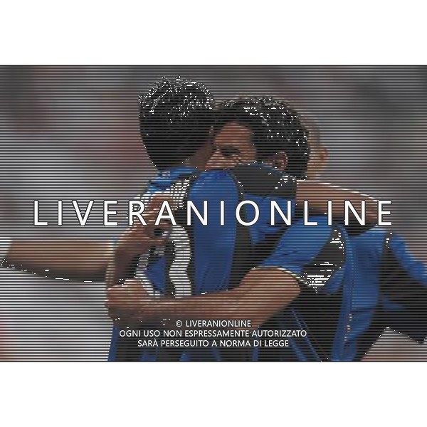 Trofeo Pirelli-Beckenbauer Cup Monaco - 05.08.2008 Bayern Monaco-Inter Nella Foto:MANCINI AMANTINO-FIGO LUIS /Ph.Vitez-Ag. Aldo Liverani