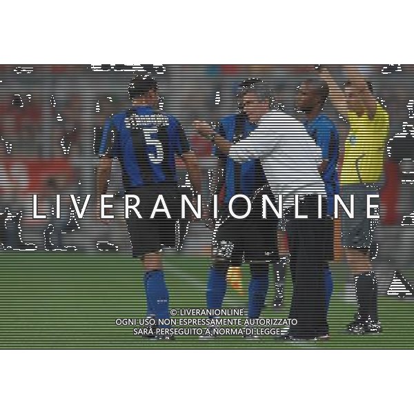 Trofeo Pirelli-Beckenbauer Cup Monaco - 05.08.2008 Bayern Monaco-Inter Nella Foto:MOURINHO JOSE\'-STANKOVIC DEJAN /Ph.Vitez-Ag. Aldo Liverani