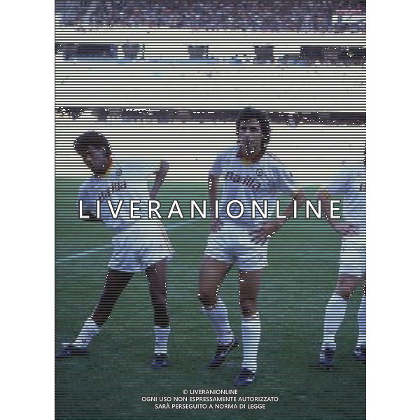 ROMA CALCIO NELLA FOTO ALDAIR-ANDREA CARNEVALE AG ALDO LIVERANI