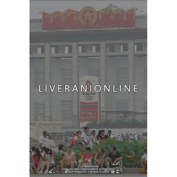 Pechino (CHN) 07-0-2008 Olimpiadi Pechino Beijing 2008 situation olimpiche nella foto situation olimpiche in piazza tian\'an men ph marco luzzani/ag aldo liverani s.a.s.