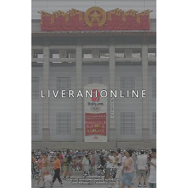 Pechino (CHN) 07-0-2008 Olimpiadi Pechino Beijing 2008 situation olimpiche nella foto situation olimpiche in piazza tian\'an men ph marco luzzani/ag aldo liverani s.a.s.