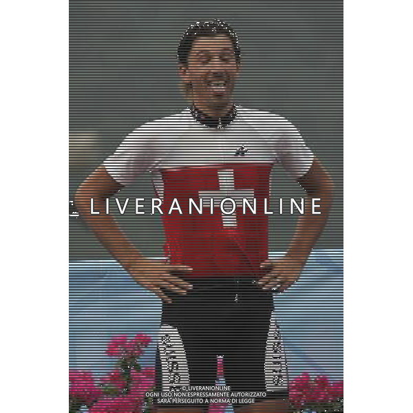 Pechino 09-08-2008 Giochi Olimpici Pechino Beijing 2008 ciclismo su strada uomini nella foto fabian cancellara ph marco luzzani/ag aldo liverani s.a.s.