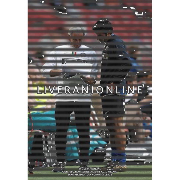 LG Amsterdam Tournament 2008 Amsterdam - 08.08.2008 Inter-Siviglia Nella Foto:BARESI GIUSEPPE-FIGO LUIS /Ph.Vitez-Ag. Aldo Liverani