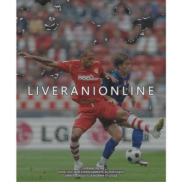 LG Amsterdam Tournament 2008 Amsterdam - 08.08.2008 Inter-Siviglia Nella Foto:LUIS FABIANO CLEMENTE-MAXWELL /Ph.Vitez-Ag. Aldo Liverani