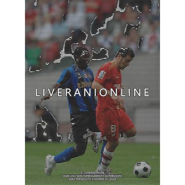 LG Amsterdam Tournament 2008 Amsterdam - 08.08.2008 Inter-Siviglia Nella Foto:MARESCA ENZO-MUNTARI /Ph.Vitez-Ag. Aldo Liverani