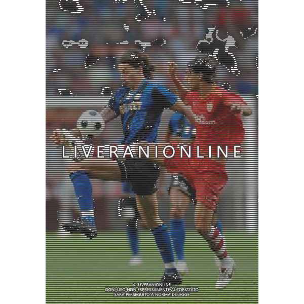 LG Amsterdam Tournament 2008 Amsterdam - 08.08.2008 Inter-Siviglia Nella Foto:PRIETO GALVEZ-IBRAHIMOVIC ZLATAN /Ph.Vitez-Ag. Aldo Liverani