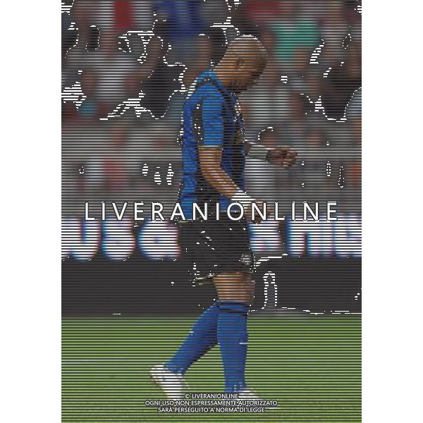 LG Amsterdam Tournament 2008 Amsterdam - 09.08.2008 Ajax-Inter Nella Foto: ADRIANO ESULTANZA DOPO IL GOL /Ph.Vitez-Ag. Aldo Liverani