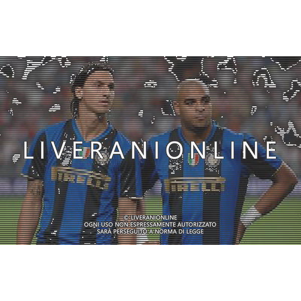 LG Amsterdam Tournament 2008 Amsterdam - 09.08.2008 Ajax-Inter Nella Foto: ZLATAN IBRAHIMOVIC E ADRIANO /Ph.Vitez-Ag. Aldo Liverani