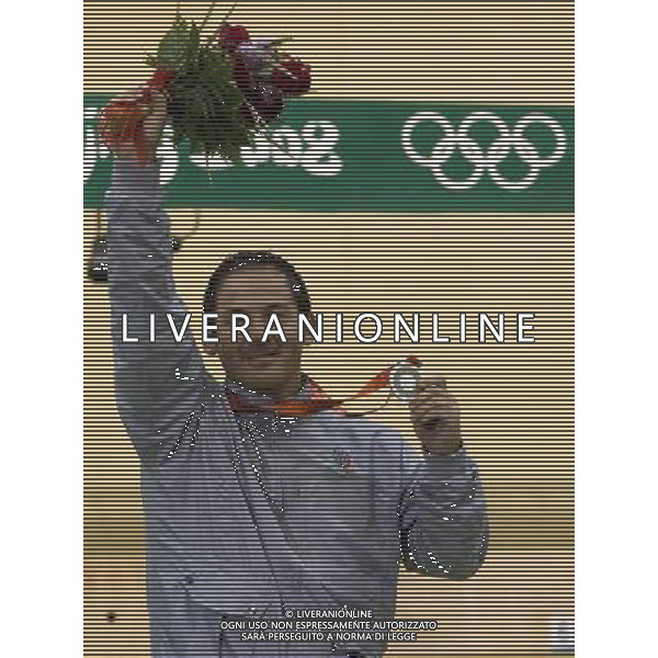 Pechino 10-08-2008 Giochi Olimpici Pechino Beijing 2008 tiro trap uomini nella foto giovanni peliello (ITA) medaglia argento ph marco luzzani/ag aldo liverani s.a.s.