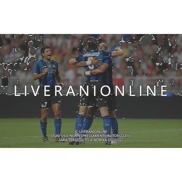 LG Amsterdam Tournament 2008 Amsterdam - 09.08.2008 Ajax-Inter Nella Foto:ADRIANO-IBRAHIMOVIC ZLATAN-FIGO LUIS /Ph.Vitez-Ag. Aldo Liverani