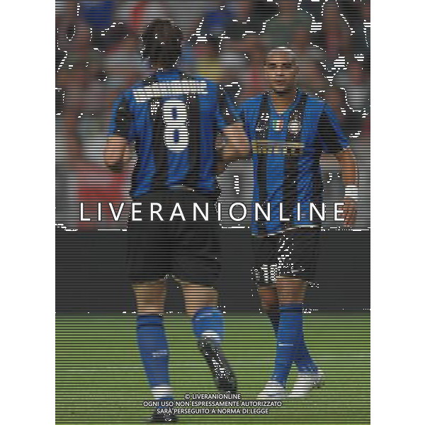 LG Amsterdam Tournament 2008 Amsterdam - 09.08.2008 Ajax-Inter Nella Foto:ADRIANO-IBRAHIMOVIC ZLATAN /Ph.Vitez-Ag. Aldo Liverani