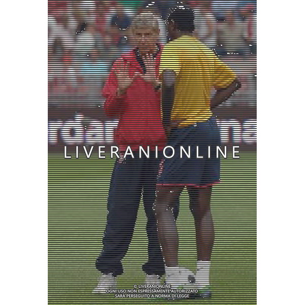 LG Amsterdam Tournament 2008 Amsterdam - 09.08.2008 Arsenal-Siviglia Nella Foto:WENGER ARSENE-ADEBAYOR EMMANUEL /Ph.Vitez-Ag. Aldo Liverani