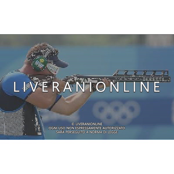 Pechino 12-08-2008 Giochi Olimpici Pechino Beijing 2008 tiro double trap nella foto d\'aniello francesco (ITA) ph marco luzzani/ag aldo liverani s.a.s.
