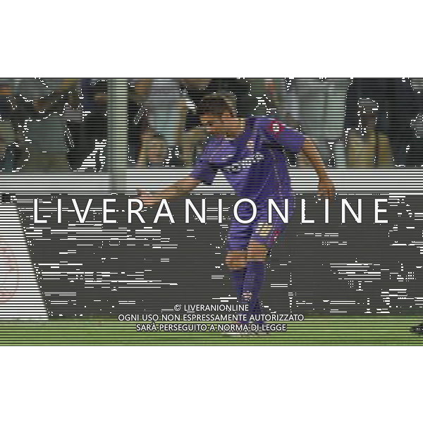 Champions League 2008/2009 Terzo Turno Preliminare Firenze - 12.08.2008 Fiorentina-Slavia Praga Nella Foto: ESULTANZA DOPO IL GOL SU PUNIZIONE DI ADRIAN MUTU DEL 1-0 /Ph.Vitez-Ag. Aldo Liverani