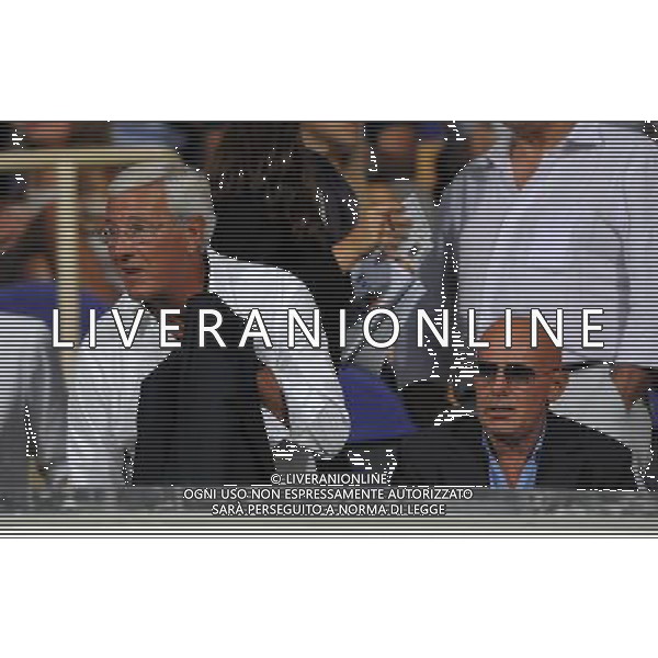 Champions League 2008/2009 Terzo Turno Preliminare Firenze - 12.08.2008 Fiorentina-Slavia Praga Nella Foto: MARCELLO LIPPI E ARRIGO SACCHI IN TRIBUNA /Ph.Vitez-Ag. Aldo Liverani