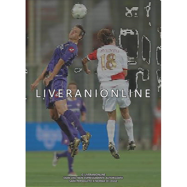 Champions League 2008/2009 Terzo Turno Preliminare Firenze - 12.08.2008 Fiorentina-Slavia Praga Nella Foto:KUZMANOVIC-SVENTO /Ph.Vitez-Ag. Aldo Liverani