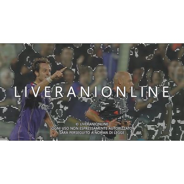 Champions League 2008/2009 Terzo Turno Preliminare Firenze - 12.08.2008 Fiorentina-Slavia Praga Nella Foto: ESULTANZA DOPO IL GOL DI ALBERTO GILARDINO DEL 2-0 /Ph.Vitez-Ag. Aldo Liverani