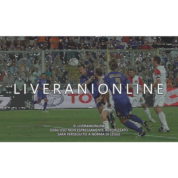 Champions League 2008/2009 Terzo Turno Preliminare Firenze - 12.08.2008 Fiorentina-Slavia Praga Nella Foto: IL GOL DI ALBERTO GILARDINO DEL 2-0 /Ph.Vitez-Ag. Aldo Liverani