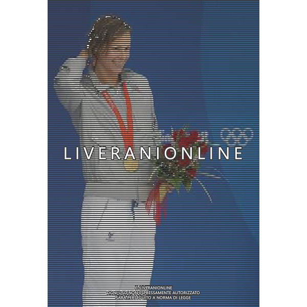 Pechino 13-08-2008 Giochi Olimpici Pechino Beijing 2008 finali nuoto nella foto pellegrini federica (ITA) oro 200 stile libero ph marco luzzani/ag aldo liverani s.a.s.