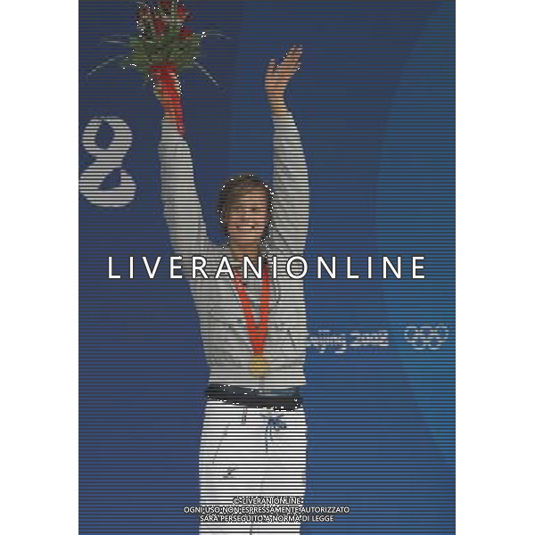 Pechino 13-08-2008 Giochi Olimpici Pechino Beijing 2008 finali nuoto nella foto pellegrini federica (ITA) oro 200 stile libero ph marco luzzani/ag aldo liverani s.a.s.