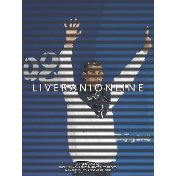 Pechino 13-08-2008 Giochi Olimpici Pechino Beijing 2008 finali nuoto nella foto phelps michael (USA) oro 200m farfalla ph marco luzzani/ag aldo liverani s.a.s.