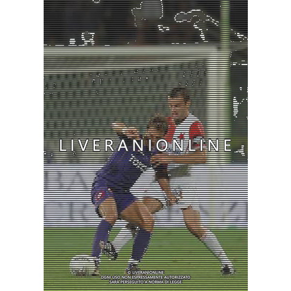 Champions League 2008/2009 Terzo Turno Preliminare Firenze - 12.08.2008 Fiorentina-Slavia Praga Nella Foto:GILARDINO ALBERTO-BRABEC ERICK /Ph.Vitez-Ag. Aldo Liverani